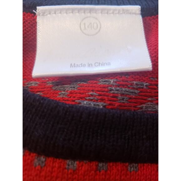 Hanna Andersson 140cm Girls 10 Fairisle Striped Sweater Dress - Picture 4 of 4